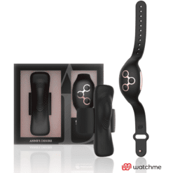 Comprar ANNE'S DESIRE - PANTY PLEASURE TECNOLOGÍA WATCHME NEGRO/GOLD al mejor precio - Envíos Discretos