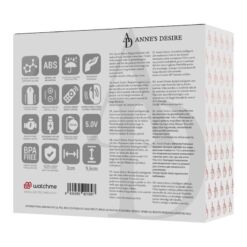 Comprar ANNE'S DESIRE - PANTY PLEASURE TECNOLOGÍA WATCHME NEGRO/GOLD al mejor precio - Envíos Discretos