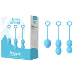 Comprar ARMONY - ANABIOSIS PESAS VAGINALES 3 NIVELES AZUL al mejor precio - Envíos Discretos