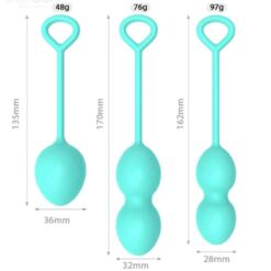 Comprar ARMONY - ANABIOSIS PESAS VAGINALES 3 NIVELES VERDE al mejor precio - Envíos Discretos