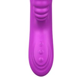 Comprar ARMONY - ANGELIA VIBRADOR MULTIFUNCION CON LENGUA ESTIMULADORA EFECTO CALOR VIOLETA al mejor precio - Envíos Discretos