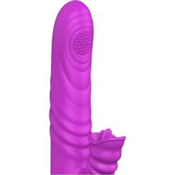 Comprar ARMONY - ANGELIA VIBRADOR MULTIFUNCION CON LENGUA ESTIMULADORA EFECTO CALOR VIOLETA al mejor precio - Envíos Discretos