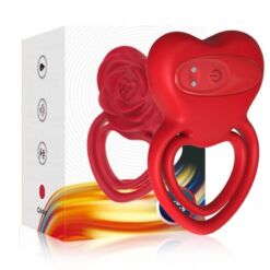 Comprar ARMONY - ANILLO VIBRADOR CORAZÓN ROJO al mejor precio - Envíos Discretos