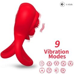 Comprar ARMONY - ANILLO VIBRADOR CORAZÓN ROJO al mejor precio - Envíos Discretos