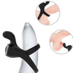 Comprar ARMONY - ANILLO VIBRADOR RABBIT NEGRO al mejor precio - Envíos Discretos