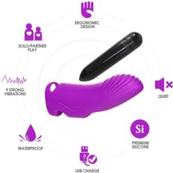 Comprar ARMONY - AURORA VIBRADOR DEDAL VIOLETA al mejor precio - Envíos Discretos