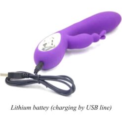 Comprar ARMONY - BELLA VIBRADOR RABBIT PULL RING VIOLETA al mejor precio - Envíos Discretos
