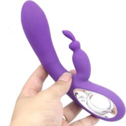 Comprar ARMONY - BELLA VIBRADOR RABBIT PULL RING VIOLETA al mejor precio - Envíos Discretos