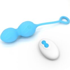 Comprar ARMONY - BLOSSOMS PESAS VAGINALES VIBRADOR CONTROL REMOTO 10 VIBRACIONES AZUL al mejor precio - Envíos Discretos