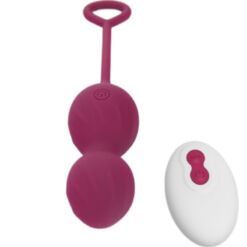 Comprar ARMONY - BLOSSOMS PESAS VAGINALES VIBRADOR CONTROL REMOTO 10 VIBRACIONES ROJO OSCURO al mejor precio - Envíos Discretos
