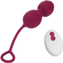 Comprar ARMONY - BLOSSOMS PESAS VAGINALES VIBRADOR CONTROL REMOTO 10 VIBRACIONES ROJO OSCURO al mejor precio - Envíos Discretos