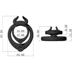 Comprar ARMONY - BULL'S PASION ANILLO NEGRO al mejor precio - Envíos Discretos