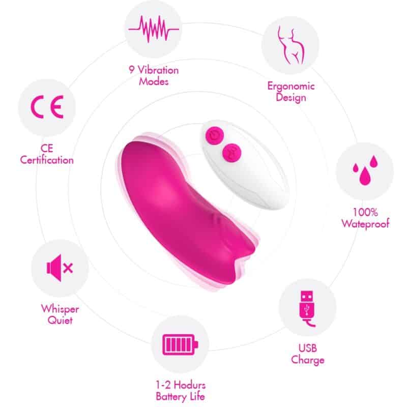 ARMONY - BUTTERFLY PANTIES VIBRADOR CONTROL REMOTO ROSA - piKanteo | Despierta tu lado más piKante Comprar ARMONY - BUTTERFLY PANTIES VIBRADOR CONTROL REMOTO ROSA al mejor precio - Envíos Discretos