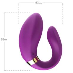 Comprar ARMONY - CRESCENT VIBRADOR PAREJA CONTROL REMOTO VIOLETA al mejor precio - Envíos Discretos