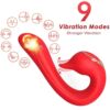 Comprar ARMONY - DELFIN VIBRADOR MULTIPOSICION & EFECTO CALOR ROJO al mejor precio - Envíos Discretos