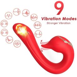Comprar ARMONY - DELFIN VIBRADOR MULTIPOSICION & EFECTO CALOR ROJO al mejor precio - Envíos Discretos