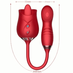 Comprar ARMONY - DELIGHT FLOWER VIBRADOR & BUMPING CON LENGUA ROJO al mejor precio - Envíos Discretos