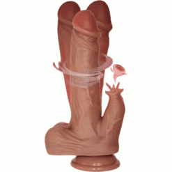 Comprar ARMONY - DILDO REALÍSTICO VIBRADOR & THRUSTING CON LENGUA ESTIMULADOR EFECTO CALOR 22 CM al mejor precio - Envíos Discretos