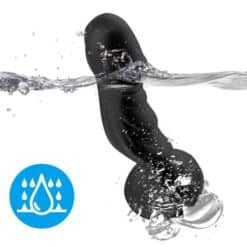 Comprar ARMONY - DILDO VIBRADOR & PLUG ANAL CONTROL REMOTO NEGRO al mejor precio - Envíos Discretos