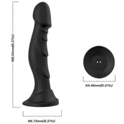 Comprar ARMONY - DILDO VIBRADOR & PLUG ANAL CONTROL REMOTO NEGRO al mejor precio - Envíos Discretos
