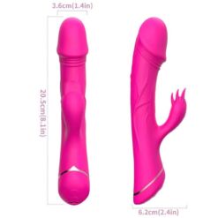 Comprar ARMONY - DILDO VIBRADOR RABBIT SILICONA FUCSIA al mejor precio - Envíos Discretos