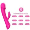 Comprar ARMONY - DILDO VIBRADOR RABBIT SILICONA FUCSIA al mejor precio - Envíos Discretos