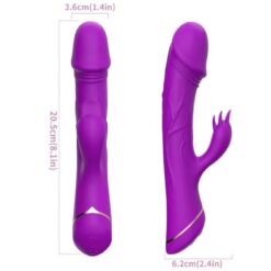 Comprar ARMONY - DILDO VIBRADOR RABBIT SILICONA VIOLETA al mejor precio - Envíos Discretos
