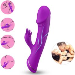 Comprar ARMONY - DILDO VIBRADOR RABBIT SILICONA VIOLETA al mejor precio - Envíos Discretos