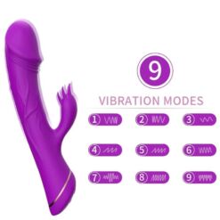 Comprar ARMONY - DILDO VIBRADOR RABBIT SILICONA VIOLETA al mejor precio - Envíos Discretos