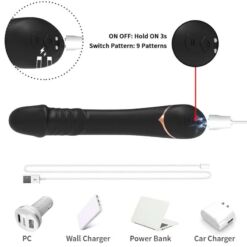 Comprar ARMONY - DILDO VIBRADOR SILICONA NEGRO al mejor precio - Envíos Discretos