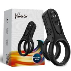 Comprar ARMONY - DOBLE ANILLO VIBRADOR NEGRO al mejor precio - Envíos Discretos