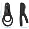 Comprar ARMONY - DOBLE ANILLO VIBRADOR NEGRO al mejor precio - Envíos Discretos