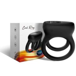 Comprar ARMONY - DOBLE ANILLO VIBRADOR NEGRO al mejor precio - Envíos Discretos