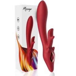Comprar ARMONY - ELK VIBRADOR RABBIT CURVO RED al mejor precio - Envíos Discretos