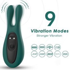 Comprar ARMONY - ESTIMULADOR & VIBRADOR RABBIT VERDE al mejor precio - Envíos Discretos