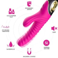 Comprar ARMONY - ETERNITY VIBRADOR SILICONA FUCSIA al mejor precio - Envíos Discretos