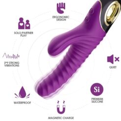 Comprar ARMONY - ETERNITY VIBRADOR SILICONA VIOLETA al mejor precio - Envíos Discretos