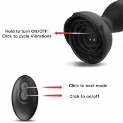 Comprar ARMONY - EXTREME A BLOOM ROSA VIBRADOR & PLUG ANAL CONTROL REMOTO NEGRO al mejor precio - Envíos Discretos