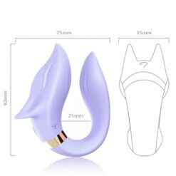 Comprar ARMONY - FOX VIBRADOR PAREJAS CONTROL REMOTO VIOLETA al mejor precio - Envíos Discretos