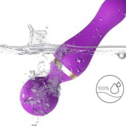 Comprar ARMONY - FREEZA MASAJEADOR & VIBRADOR CABEZA FLEXIBLE VIOLETA al mejor precio - Envíos Discretos