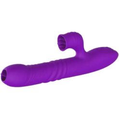 Comprar ARMONY - FULLY GSPOT VIBRADOR RABBIT CON LENGUA ESTIMULADORA EFECTO CALOR VIOLETA al mejor precio - Envíos Discretos