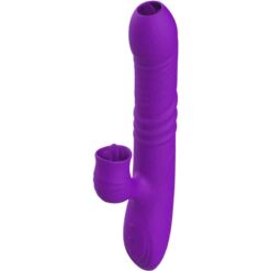 Comprar ARMONY - FULLY GSPOT VIBRADOR RABBIT CON LENGUA ESTIMULADORA EFECTO CALOR VIOLETA al mejor precio - Envíos Discretos