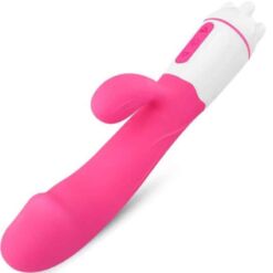 Comprar ARMONY - HAPPY VIBRADOR & ESTIMULADOR RECARGABLE FUCSIA al mejor precio - Envíos Discretos