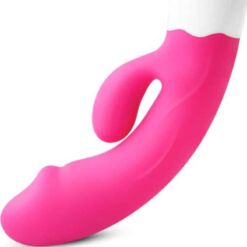 Comprar ARMONY - HAPPY VIBRADOR & ESTIMULADOR RECARGABLE FUCSIA al mejor precio - Envíos Discretos