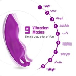 Comprar ARMONY - HONEYBEE PANTIES VIBRADOR PUNTO G CONTROL REMOTO VIOLETA al mejor precio - Envíos Discretos