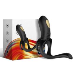 Comprar ARMONY - JOY JUMPER ANILLO VIBRADOR PAREJAS & PLUG ANAL CONTROL REMOTO NEGRO al mejor precio - Envíos Discretos