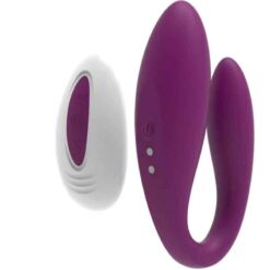 Comprar ARMONY - KITTY VIBRADOR PARA PAREJAS CONTROL REMOTO VIOLETA al mejor precio - Envíos Discretos