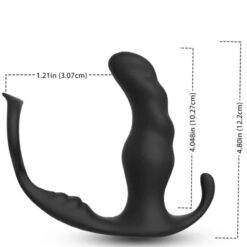 Comprar ARMONY - KNIGHT VIBRADOR ANAL PROSTATA & ANILLO CONTROL REMOTO NEGRO al mejor precio - Envíos Discretos