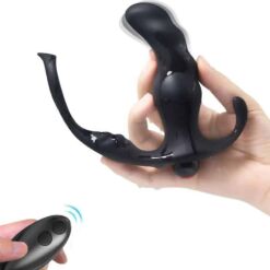 Comprar ARMONY - KNIGHT VIBRADOR ANAL PROSTATA & ANILLO CONTROL REMOTO NEGRO al mejor precio - Envíos Discretos