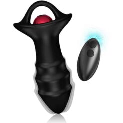 Comprar ARMONY - KYLIN DEDAL VIBRADOR & PLUG ANAL CONTROL REMOTO NEGRO al mejor precio - Envíos Discretos
